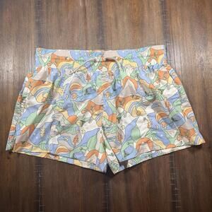 Columbia Multicolor Men's Athletic Running Shorts, 3" Inseam, Unlined, Vintage
